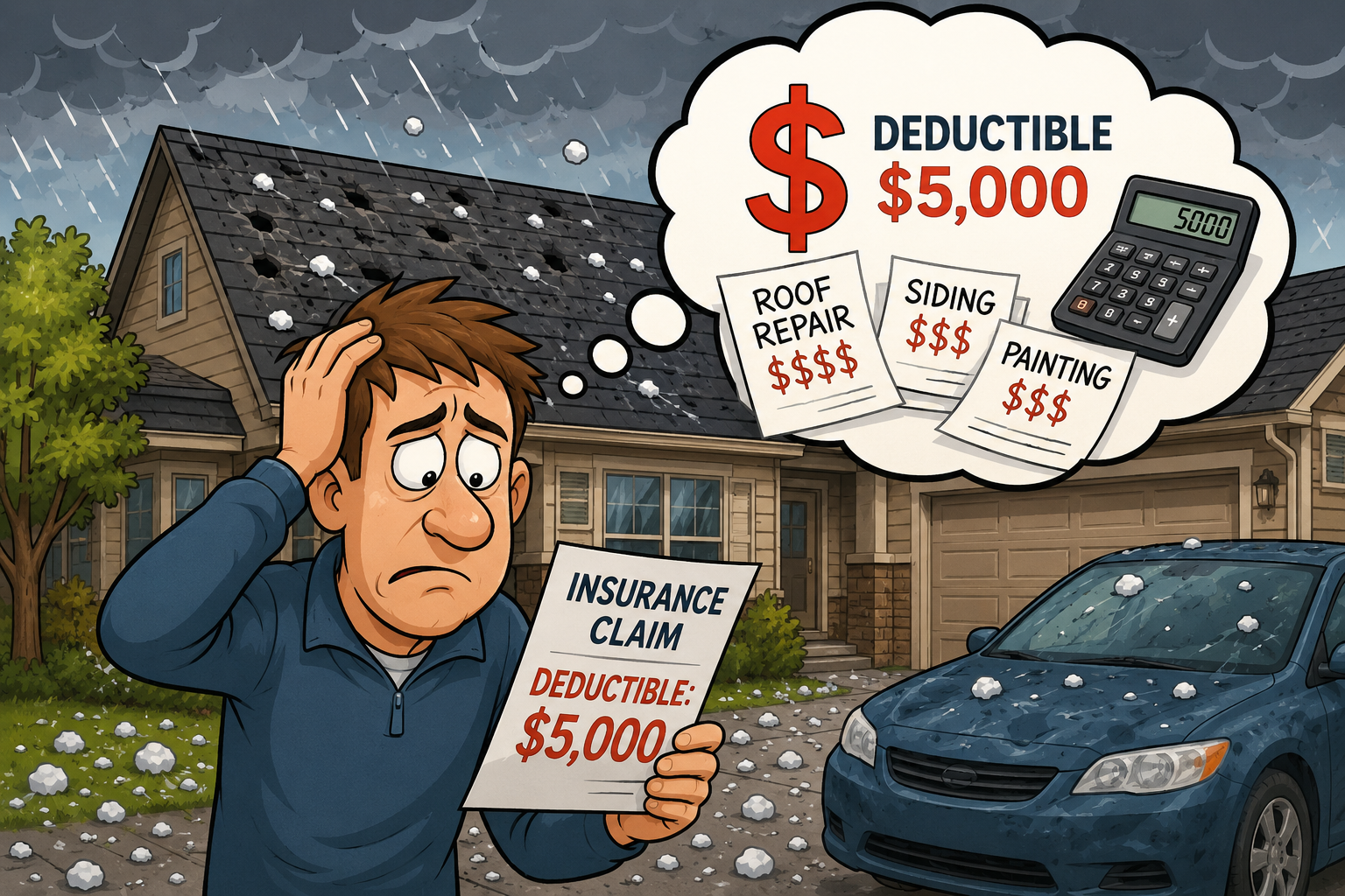 Can’t Afford Your Hail Insurance Deductible?